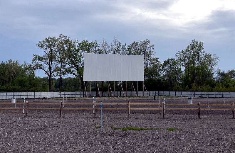 Memory Lane Drive-In Theater - May 14 2023 - New Screen 2 (newer photo)